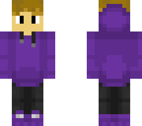 purpled cloths custom person