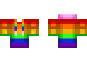 rainbow pride flag hoodie