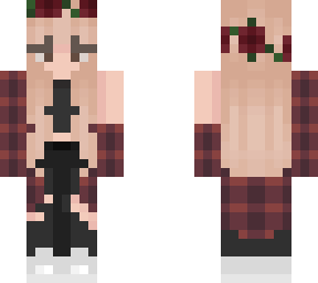 rose plaid
