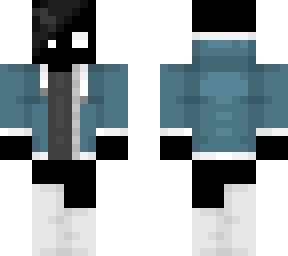 shadow person with blue sweater and white socks. ver. 2