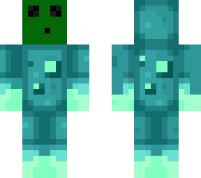 slime in glow squid onesie