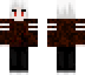 white haired anime boy with headphones