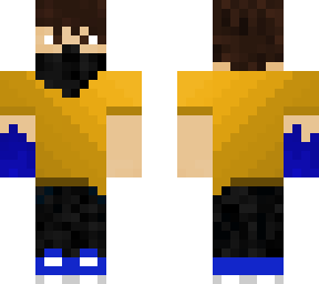 yellow shirt guy with mask