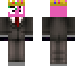 zombie piglin  in a suit