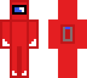 amogus red character.
