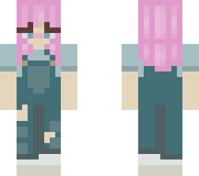 basic skin, but pink hair!