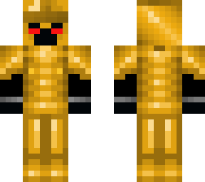 black demon with copper armor
