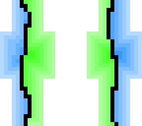 blue and green fade