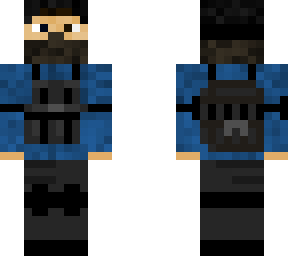 blue camo with vest