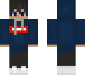 blue hoodie boy