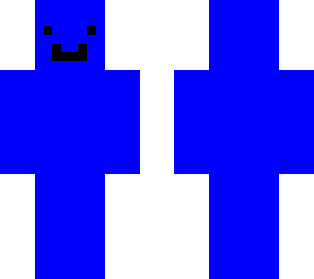blue man