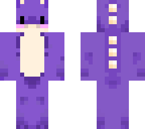 blushing purple dino