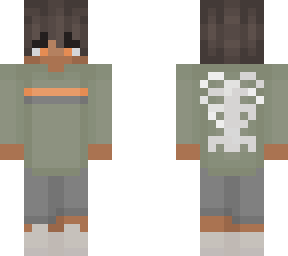 boy with bone shirt