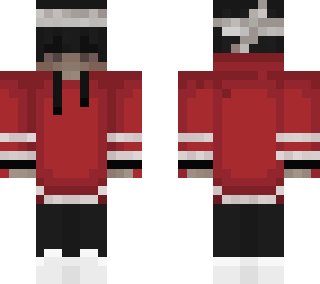 cool red hoodie skin