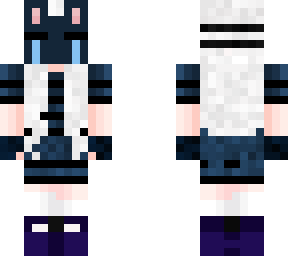 crying bunny mask girl
