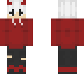 custom devil boy white hair