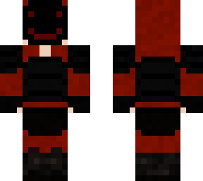 custom red dream armor with mask/hood