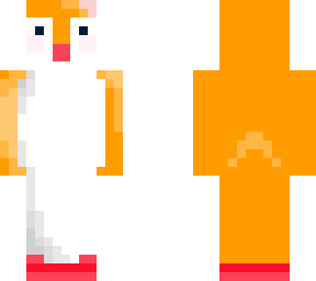 cute penguin orange