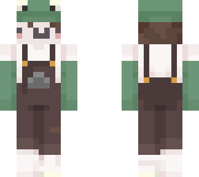 frog character with hair