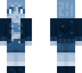 ghost / blue slime girl