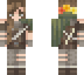 hunter with flower crown