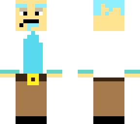 minecraft rick sanchez. (tv legends pack)
