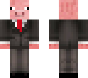 pig in a suit
