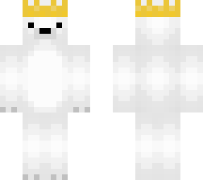 polar bear with crown