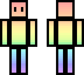 rainbow gradient skin