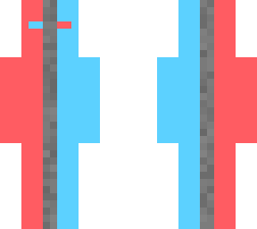 red and blue