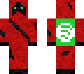 red ninja with spotify cape