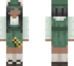 remake;dark haired frog girl