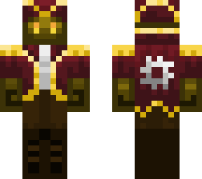 steampunk robot with uniform