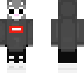 supreme cat black hoodie