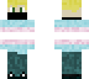 trans flag sweater