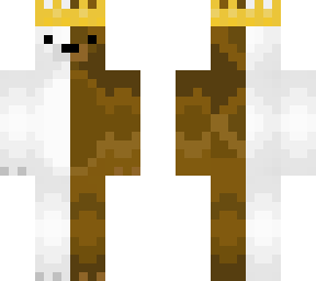 two split bears with a crown