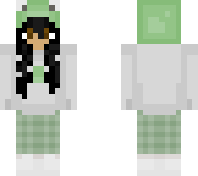 (not my skin idk go creator) frog girl with black hair