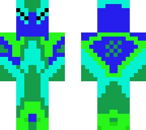 armoured green flame man