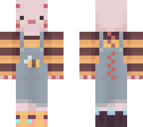 axolotl in bee tubbo clothes