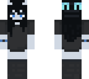 blue demon girl