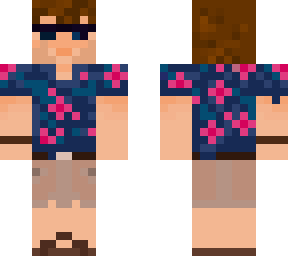 blue hawaiian shirt