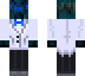 cave spider in a suit blue