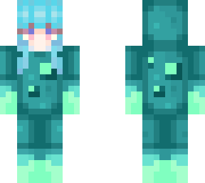 compile skin (squid+ganyu) | Minecraft Skin