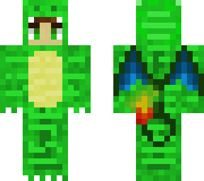 dragon onesie (green)