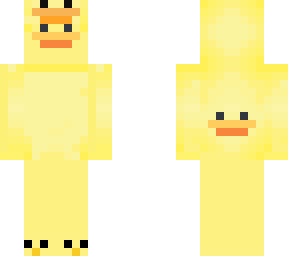duck in a duck costume