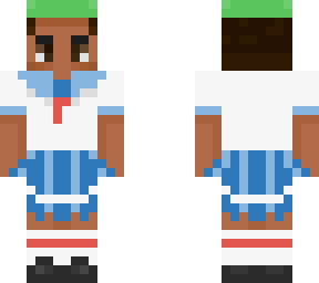 elias in schoolgirl outfit