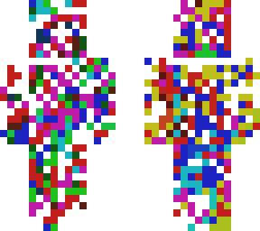floating pixels