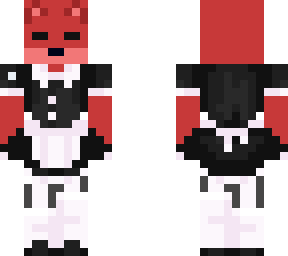 foxy in a maid outfit