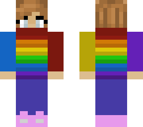 i remade my little sister's first skin lol.