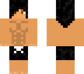 muscle guy - long hair black [fixed]